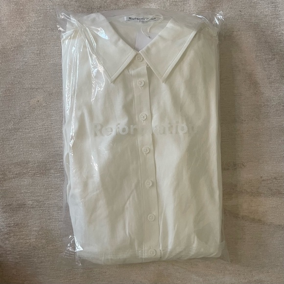 Reformation Moira Dress in white size 8 - Picture 11 of 11